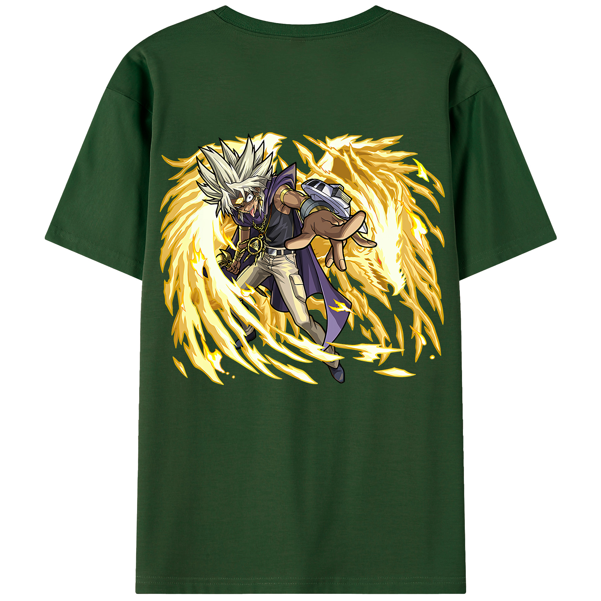 （画像用） 遊☆戯☆王 Yu-Gi-Oh! 綿100％半袖Tシャツ（背面プリント）